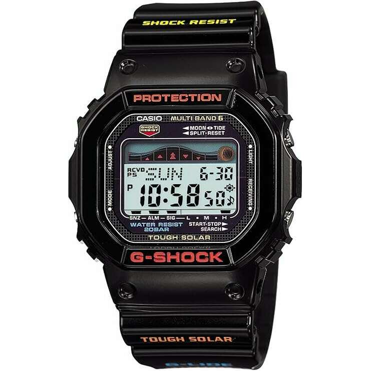 ROOK JAPAN:CASIO G-SHOCK G-LIDE SOLAR BLACK RUBBER STRAP DIGITAL DIAL MEN WATCH GWX-5600-1JF,JDM Watch,Casio G-Shock