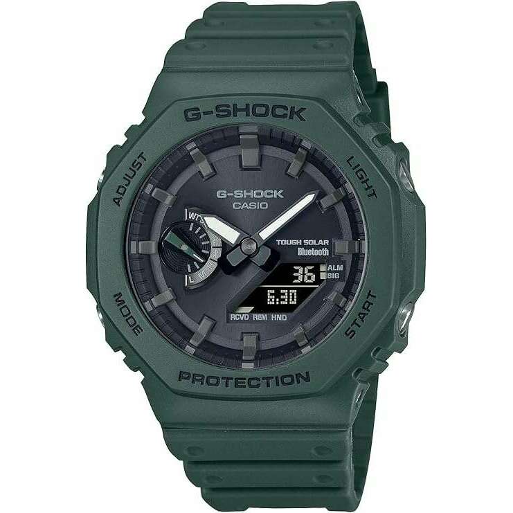 ROOK JAPAN:CASIO G-SHOCK BLUETOOTH SOLAR GREEN ANALOG DIGITAL MEN WATCH GA-B2100-3AJF,JDM Watch,Casio G-Shock
