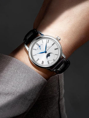 ORIENT STAR MECHANICAL MOON PHASE M45 F8 HAND-WINDING MEN WATCH RK-BW0001S