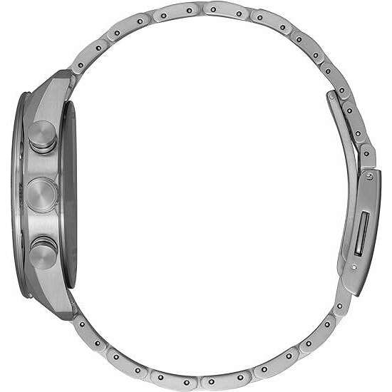 ROOK JAPAN:CITIZEN ATTESA ACT LINE ECO DRIVE RADIO SOLAR SILVER MEN WATCH AT8186-51L,JDM Watch,Citizen Attesa