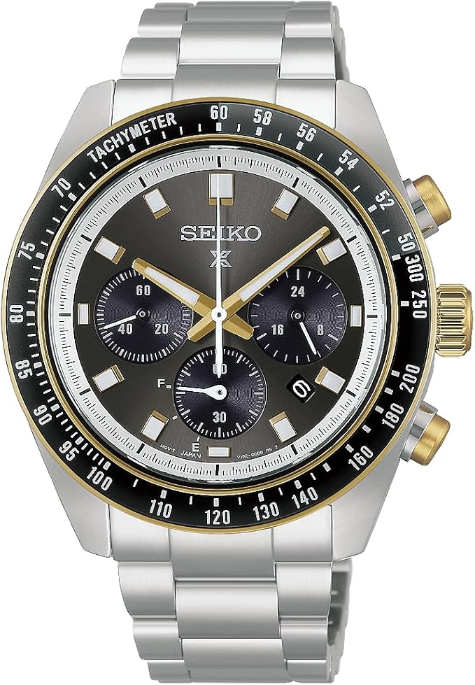 SEIKO PROSPEX SPEEDTIMER SOLAR CHRONOGRAPH 41 MM MEN WATCH HBJ002P