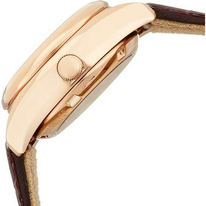 ROOK JAPAN:CITIZEN COLLECTION SEE-THROUGH BACK BROWN ALLIGATOR LEATHER STRAP LADIES WATCH PD7162-04A,JDM Watch,Citizen Collection