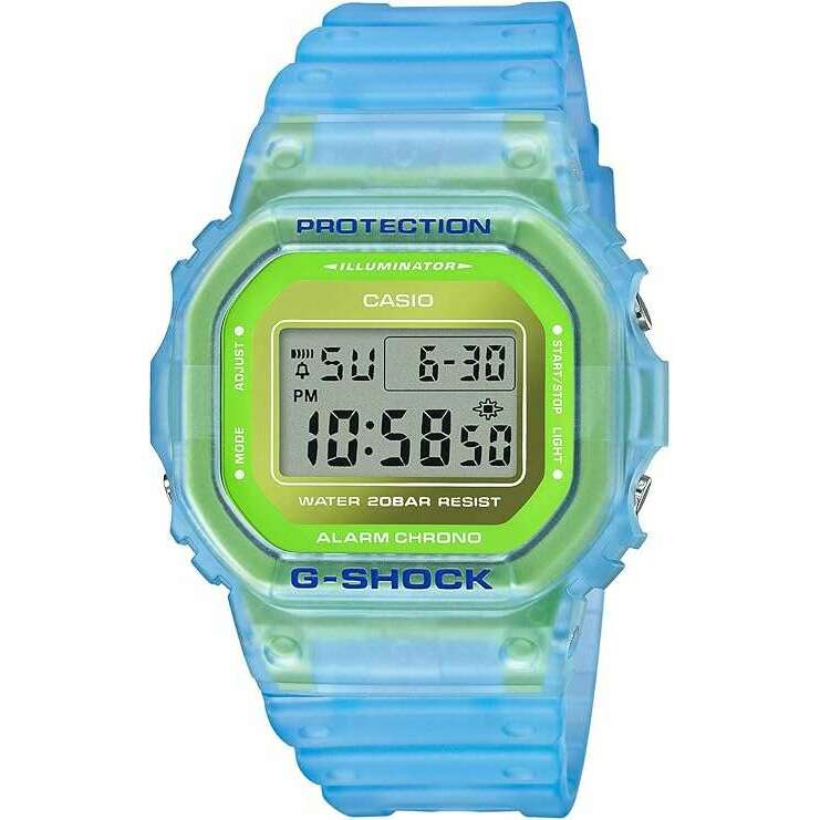 ROOK JAPAN:CASIO G-SHOCK COLOR SKELETON SERIES BLUE DIGITAL MEN WATCH DW-5600LS-2JF,JDM Watch,Casio G-Shock