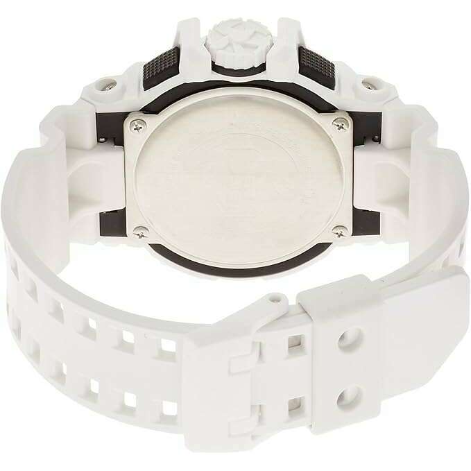 ROOK JAPAN:CASIO G-SHOCK WHITE STRAP ANALOG DIGITAL BLACK DIAL MEN WATCH GA-400-7AJF,JDM Watch,Casio G-Shock