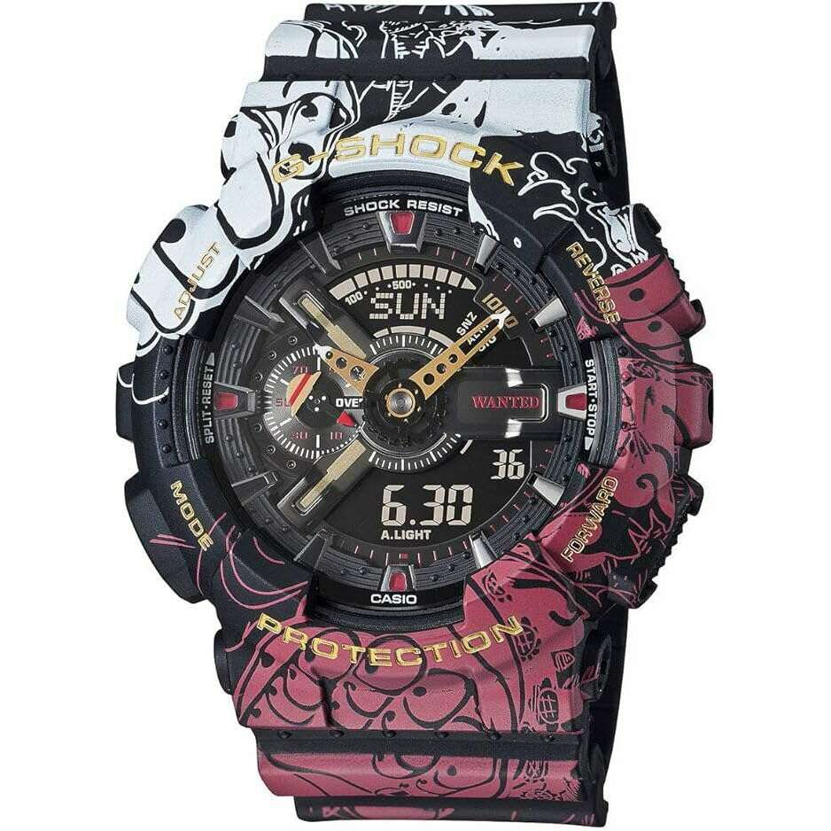 ROOK JAPAN:CASIO G-SHOCK ONE PIECE COLLABORATION MODEL ANALOG DIGITAL MEN WATCH GA-110JOP-1A4JR,JDM Watch,Casio G-Shock