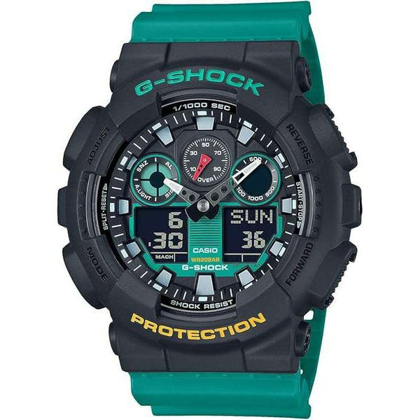 CASIO G-SHOCK WEB-EXCLUSIVE MODEL MIX TAPE SERIES GREEN MEN WATCH