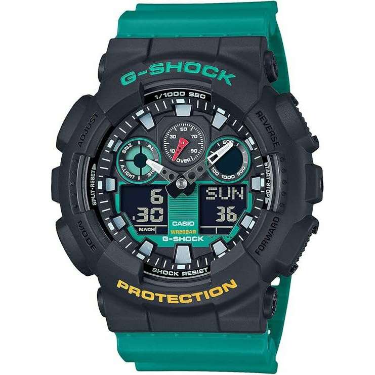 CASIO G-SHOCK WEB-EXCLUSIVE MODEL MIX TAPE SERIES GREEN MEN WATCH