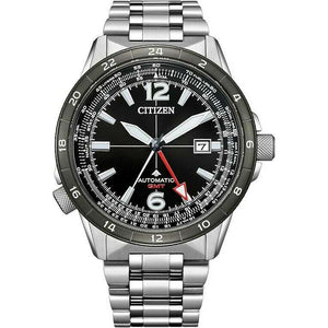 ROOK JAPAN:CITIZEN PROMASTER SKY SERIES BLACK & SILVER MECHANICAL MEN WATCH NB6046-59E,JDM Watch,Citizen Promaster