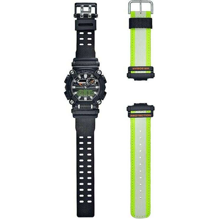 CASIO G-SHOCK INTERCHANGEABLE STRAP ANALOG DIGITAL BLACK MEN WATCH