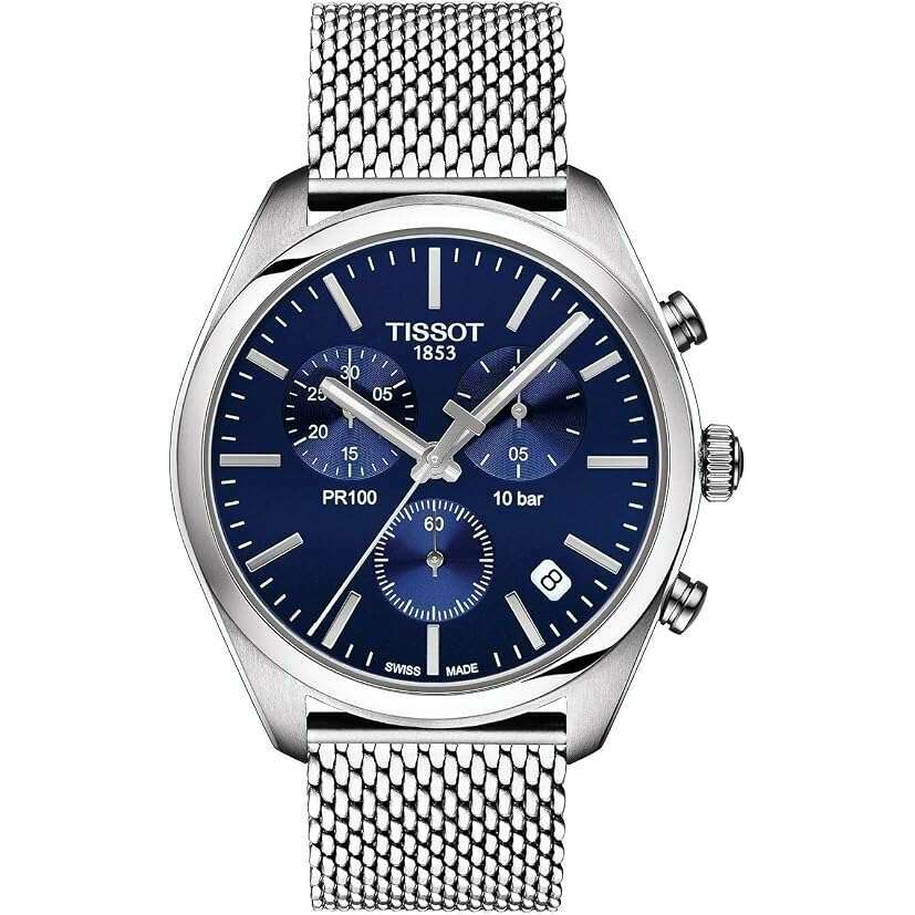 TISSOT PR 100 QUARTZ CHRONOGRAPH 41 MM MEN WATCH T101.417.11.041.00