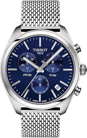 TISSOT PR 100 QUARTZ CHRONOGRAPH 41 MM MEN WATCH T101.417.11.041.00