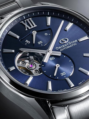 ORIENT STAR AUTOMATIC M34 F7 SEMI SKELETON MEN WATCH RK-BY0010L