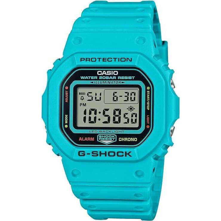 CASIO G-SHOCK ENERGY PACK BLUE RUBBER STRAP DIGITAL DIAL MEN WATCH