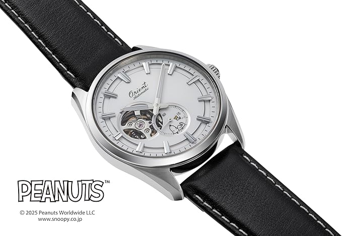 ORIENT CONTEMPORARY SEMI-SKELETON AUTOMATIC PEANUTS COLLAB MEN WATCH (LIMITED 100) RN-AR0011S