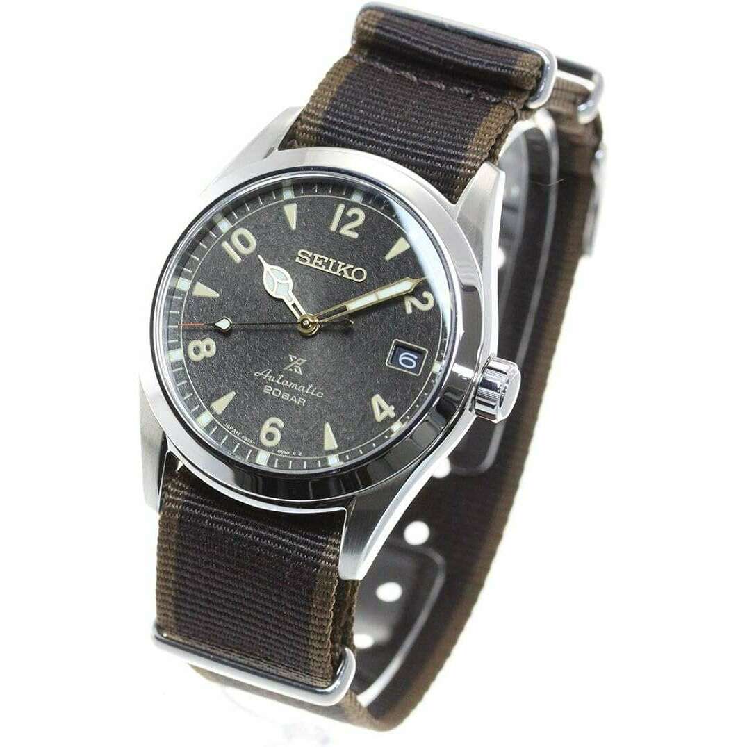ROOK JAPAN:SEIKO PROSPEX ALPINIST MECHANICAL AUTOMATIC BROWN FABRIC BELT MEN WATCH SBDC137,JDM Watch,Seiko Prospex