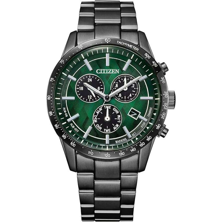 ROOK JAPAN:CITIZEN COLLECTION LIGHT IN BLACK 2022 GREEN EDITION MEN WATCH (1500 LIMITED) BL5497-85W,JDM Watch,Citizen Collection