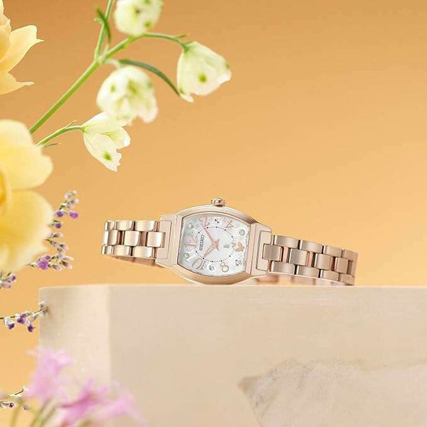 SEIKO LUKIA HAPPY COLLECTION EDENWORKS COLLAB SILKY PINK WOMEN