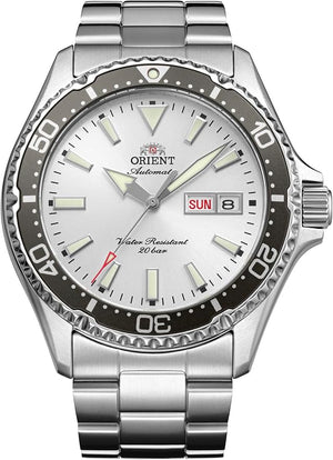 ORIENT MAKO AUTOMATIC WHITE MEN WATCH RN-AA0825S