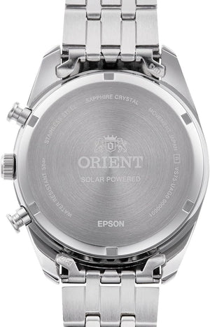 ORIENT STRETTO SOLAR CHRONOGRAPH 40MM MEN WATCH RA-TX0304L10B