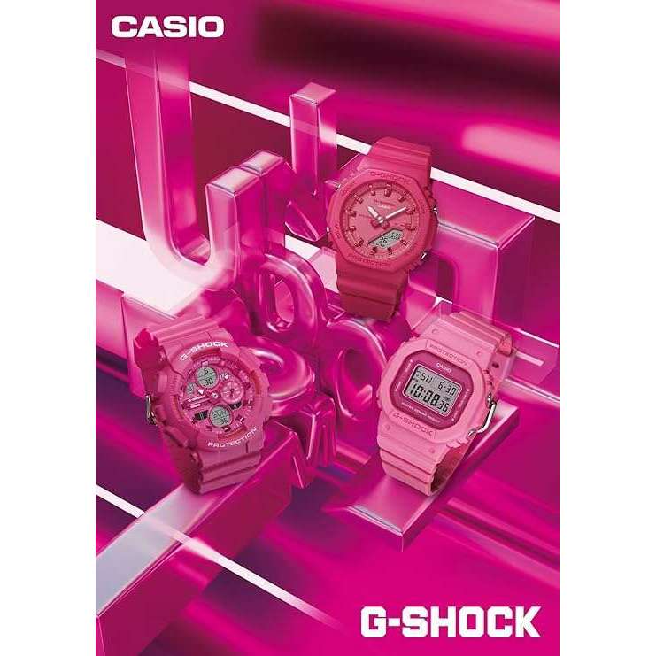 ROOK JAPAN:CASIO G-SHOCK POWER PINK ECO-FRIENDLY ANALOG DIGITAL LADIES WATCH GMA-P2100PP-4AJF,JDM Watch,Casio G-Shock