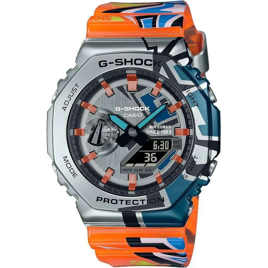 ROOK JAPAN:CASIO G-SHOCK STREET SPIRIT SERIES ANALOG DIGITAL MULTICOLORED MEN WATCH GM-2100SS-1AJR,JDM Watch,Casio G-Shock