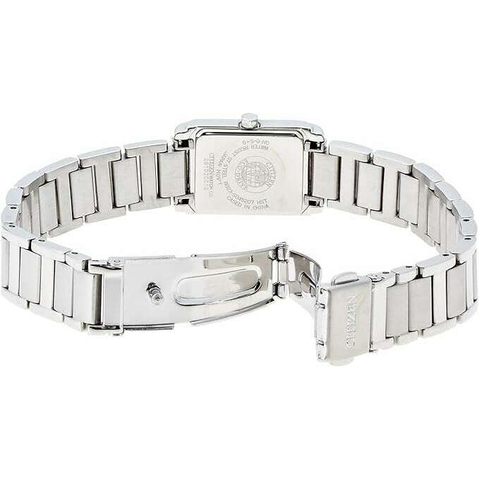 ROOK JAPAN:CITIZEN COLLECTION ECO-DRIVE SOLAR SILVER STRAP BLACK DIAL LADIES WATCH FRA36-2431,JDM Watch,Citizen Collection