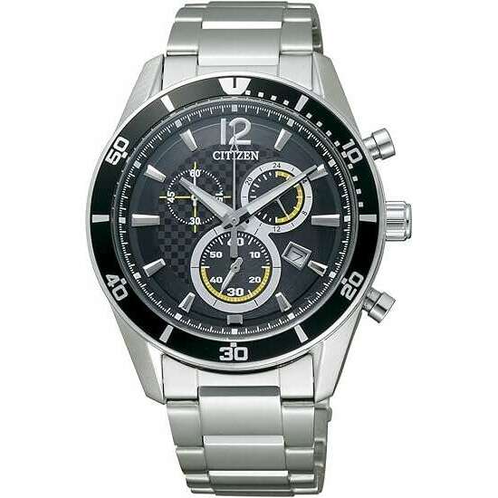 CITIZEN COLLECTION ECO DRIVE ANALOG CHRONOGRAPH SILVER STRAP MEN
