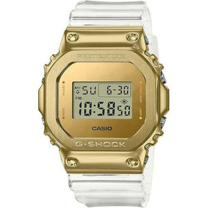 ROOK JAPAN:CASIO G-SHOCK METAL COVERED CLEAR & GOLD DIGITAL MEN WATCH GM-5600SG-9JF,JDM Watch,Casio G-Shock