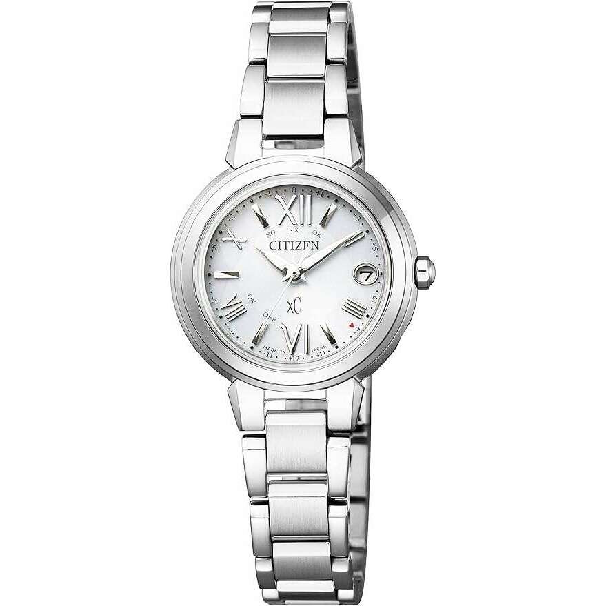 ROOK JAPAN:CITIZEN XC ECO-DRIVE RADIO CONTROLLED ANALOG SILVER LADIES WATCH ES9430-54A,JDM Watch,Citizen xC