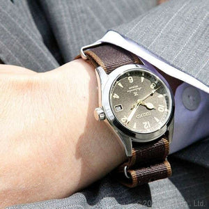 ROOK JAPAN:SEIKO PROSPEX ALPINIST MECHANICAL AUTOMATIC BROWN FABRIC BELT MEN WATCH SBDC137,JDM Watch,Seiko Prospex