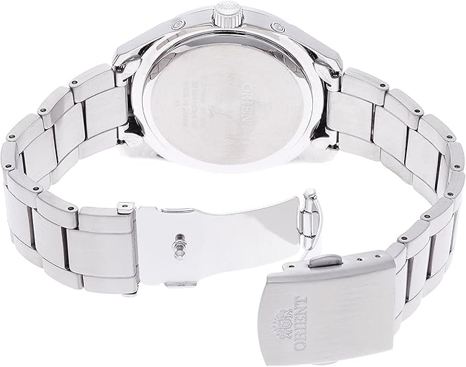 ORIENT NEO70'S SOLAR RADIO WAVE SILVER & BLACK/GREY MEN WATCH WV0061SE