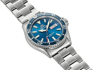ORIENT MAKO AUTOMATIC LIGHT BLUE MEN WATCH RN-AA0824L