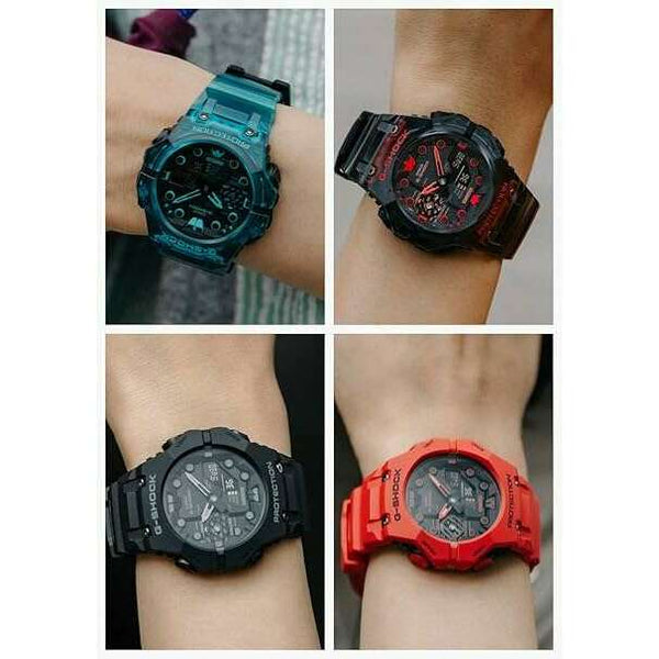 CASIO G-SHOCK BLUETOOTH ANALOG DIGITAL BLACK SKELETON MEN WATCH GA