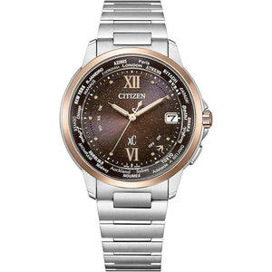 ROOK JAPAN:CITIZEN XC ECO DRIVE RADIO CONTROLLED LIMITED MODEL BROWN DIAL MEN WATCH (1200 LIMITED) CB1020-89W,JDM Watch,Citizen xC