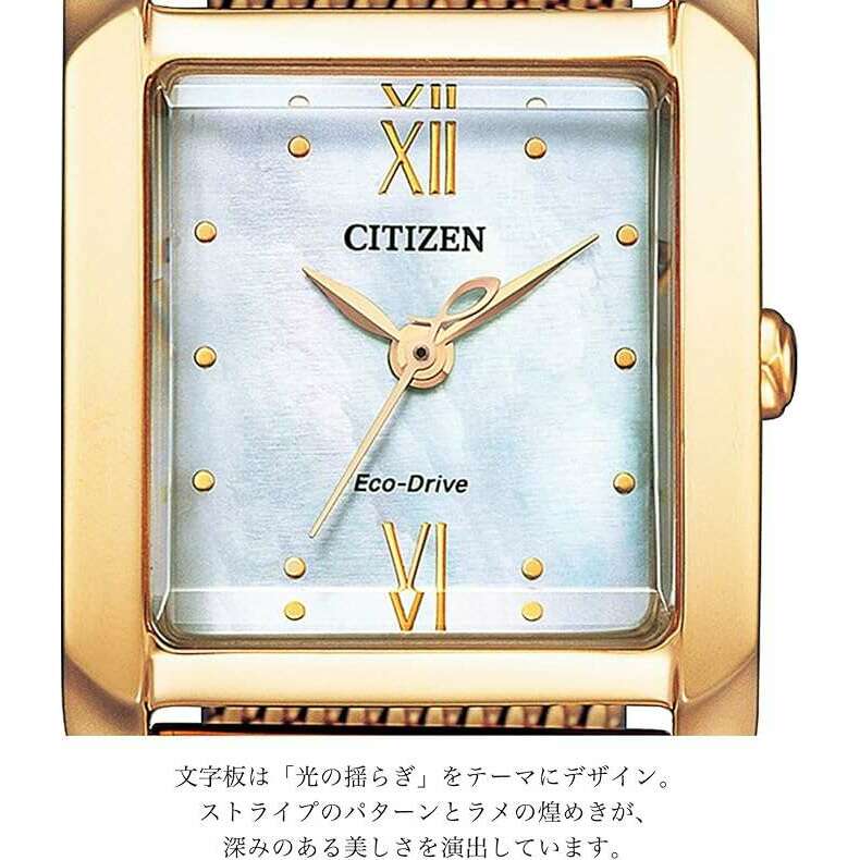 ROOK JAPAN:CITIZEN ECO-DRIVE ANALOG INTERCHANGEABLE STRAP GOLD & WHITE LADIES WATCH EW5593-64D,JDM Watch,The Citizen