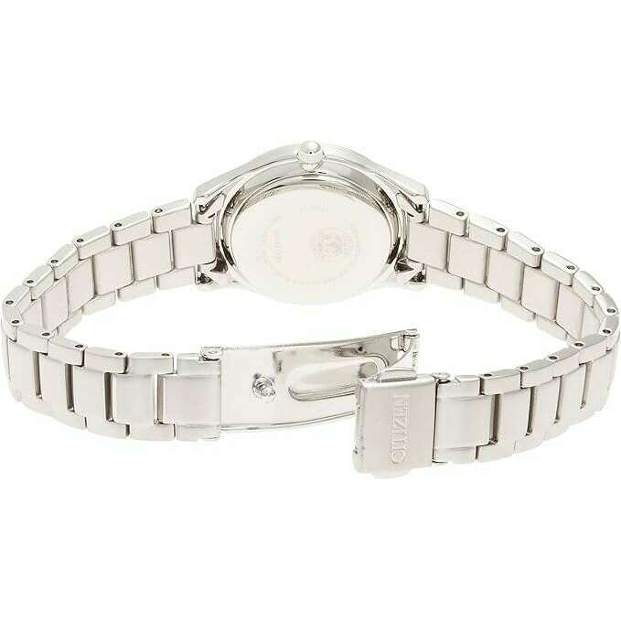 ROOK JAPAN:CITIZEN COLLECTION ECO-DRIVE SILVER STRAP BLACK DIAL LADIES WATCH EM0400-51E,JDM Watch,Citizen Collection