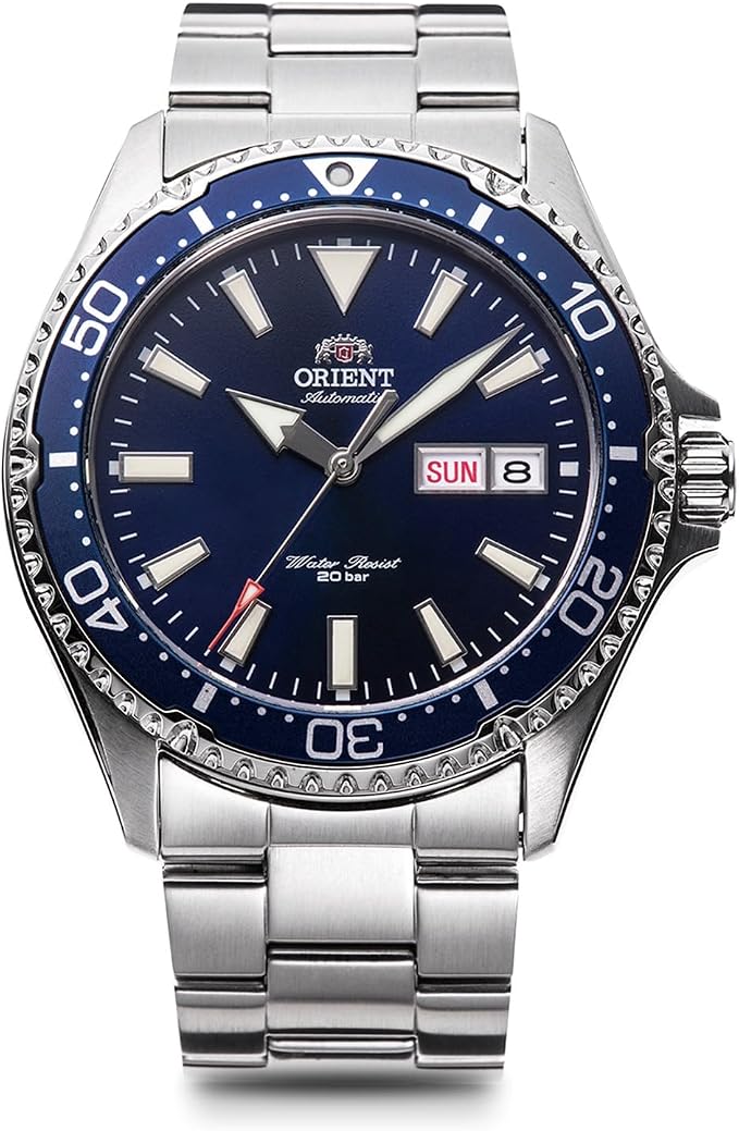 ORIENT MAKO AUTOMATIC DIVER'S NAVY BLUE MEN WATCH RN-AA0002L
