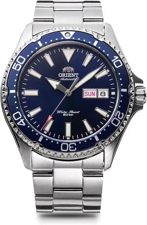 ORIENT MAKO AUTOMATIC DIVER'S NAVY BLUE MEN WATCH RN-AA0002L