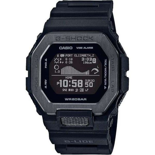 CASIO G-SHOCK G-LIDE DAY-DATE DIGITAL DIAL ALL BLACK MEN WATCH GBX