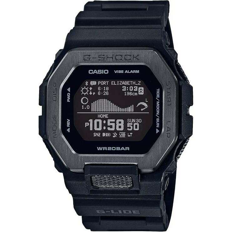 CASIO G-SHOCK G-LIDE DAY-DATE DIGITAL DIAL ALL BLACK MEN WATCH GBX