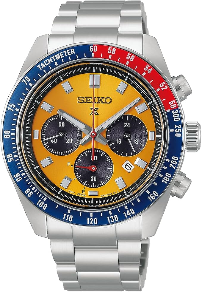 SEIKO PROSPEX SPEEDTIMER SOLAR CHRONOGRAPH 41 MM MEN WATCH HBJ004P