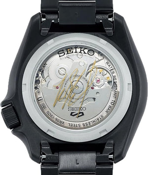 SEIKO 5 SPORTS YUTO HORIGOME MODEL AUTOMATIC ALL BLACK MEN WATCH SBSA161