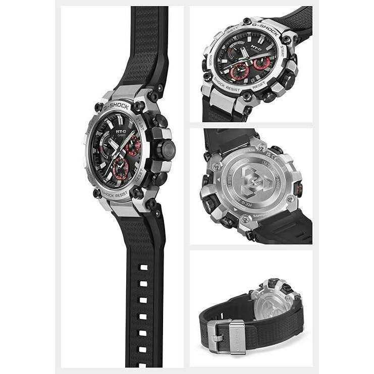 ROOK JAPAN:CASIO G-SHOCK DAY-DATE ANALOG BLACK & RED MEN WATCH MTG-B3000-1AJF,JDM Watch,Casio G-Shock