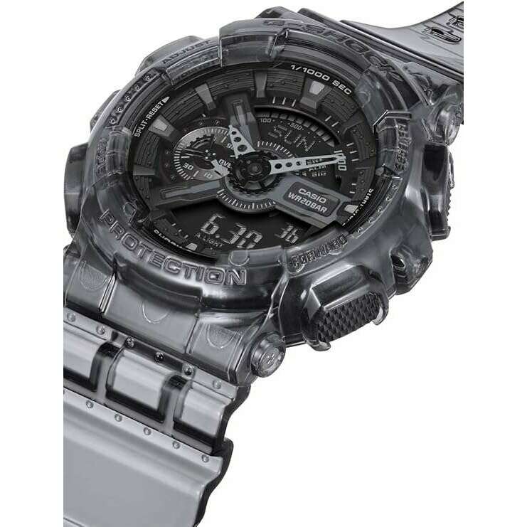 ROOK JAPAN:CASIO G-SHOCK SKELETON SERIES GREY ANALOG DIGITAL MEN WATCH GA-110SKE-8AJF,JDM Watch,Casio G-Shock