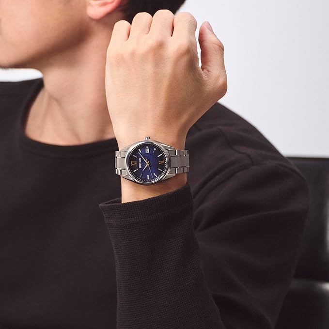 SEIKO SELECTION 2024 ETERNAL BLUE LIMITED EDITION SILVER MEN WATCH SBTM355