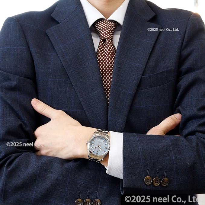 ORIENT STAR MECHANICAL AUTOMATIC SILVER & ICE BLUE MEN WATCH RK-AU0109L