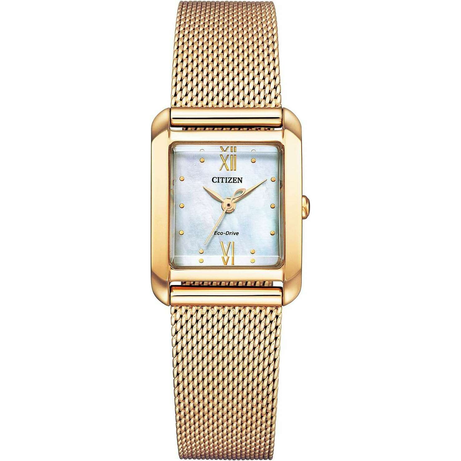 ROOK JAPAN:CITIZEN ECO-DRIVE ANALOG INTERCHANGEABLE STRAP GOLD & WHITE LADIES WATCH EW5593-64D,JDM Watch,The Citizen