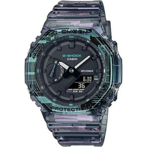 ROOK JAPAN:CASIO G-SHOCK BLACK SKELETON CAMOUFLAGE ANALOG DIGITAL MEN WATCH GA-2100NN-1ADR,JDM Watch,Casio G-Shock