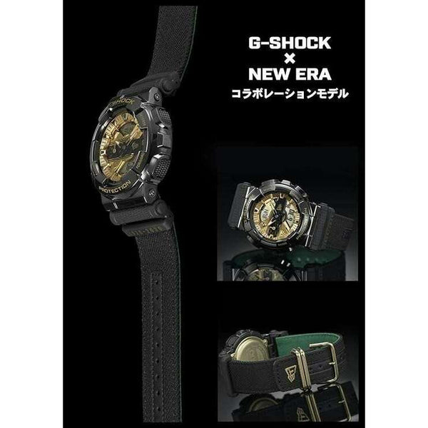 CASIO G-SHOCK NEW ERA 100TH ANNIVERSARY COLLAB BLACK & GOLD MEN