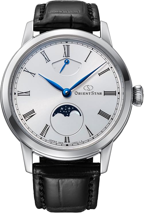 ORIENT STAR MECHANICAL MOON PHASE M45 F8 HAND-WINDING MEN WATCH RK-BW0001S